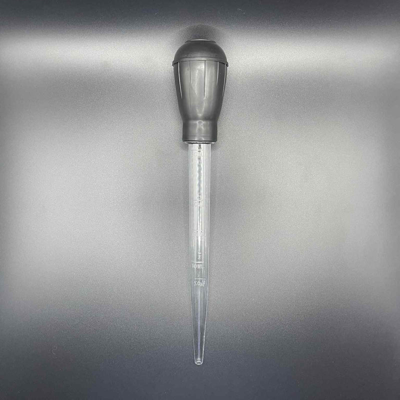 Plastic turkey baster for spot-feeding corals and seeding copepod cultures