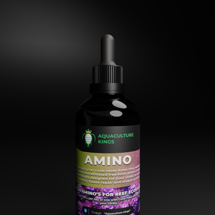 Amino acid coral feeding supplement for reef aquariums