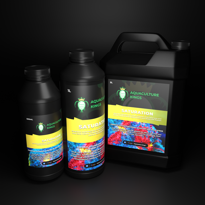 Saturation reef tank coral colour supplement