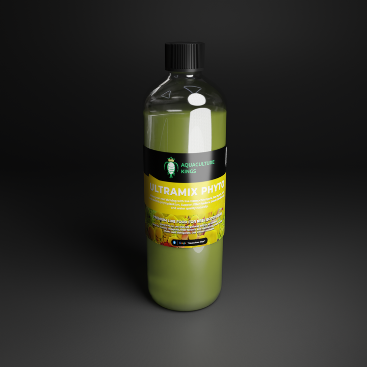 Bottle of Ultramix multi-strain live phytoplankton blend